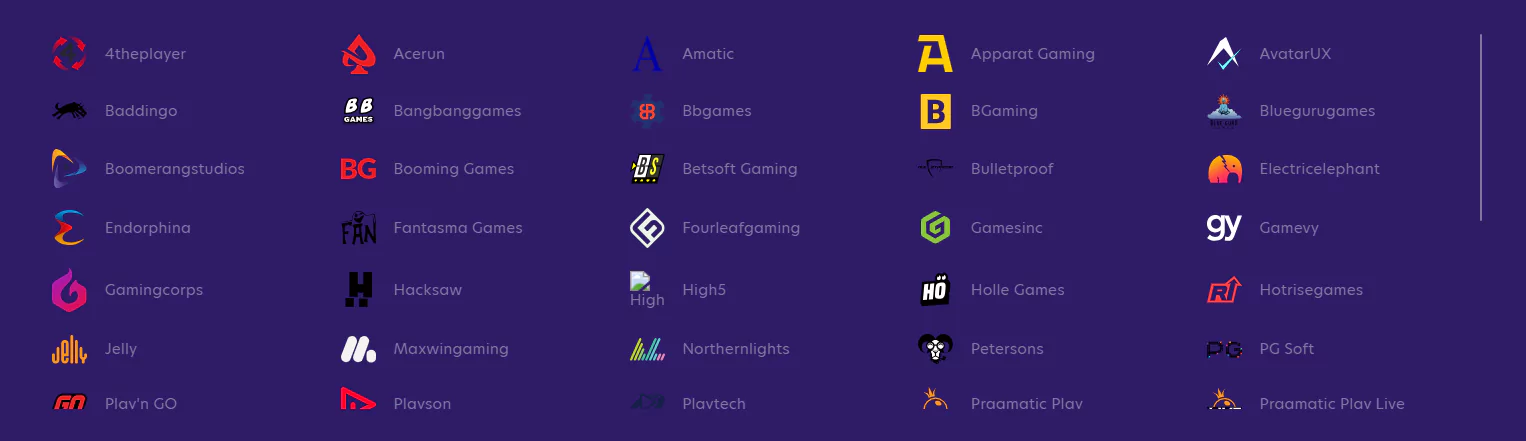 BingoBonga Casino Software - Screenshot from Official Website