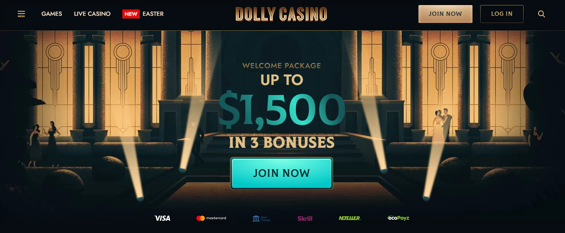 Dolly Casino - Screenshot from Official Site