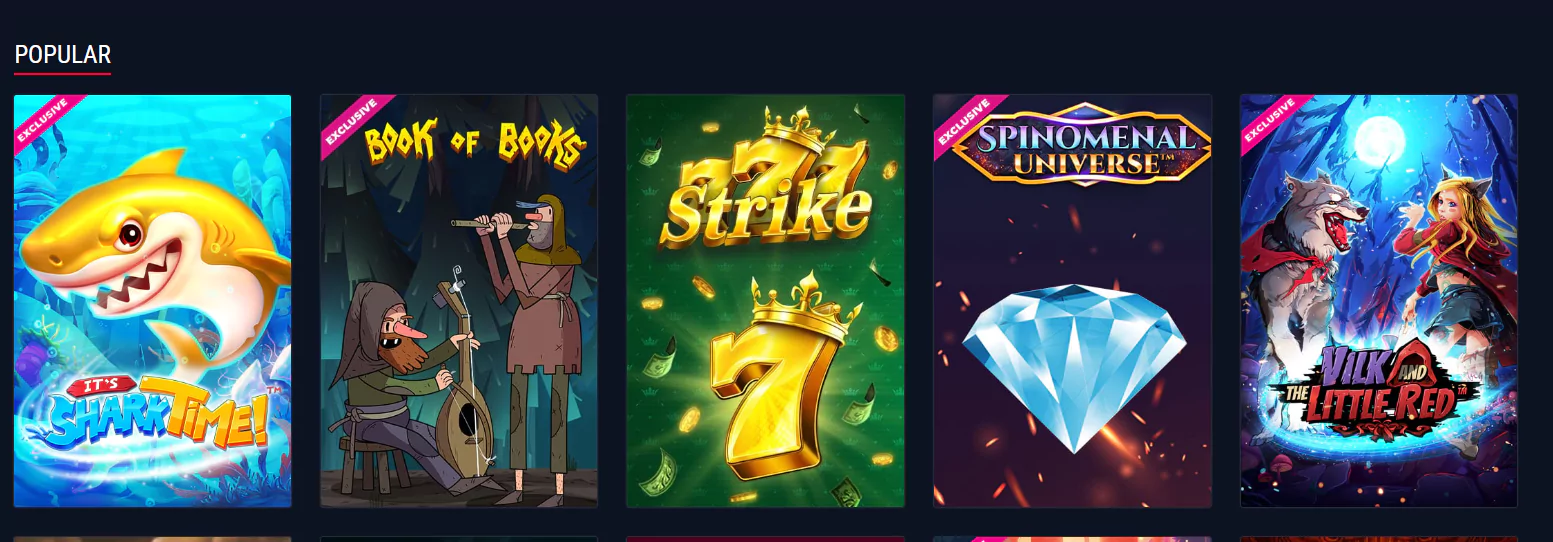 Screenshot of Rabona Casino Games